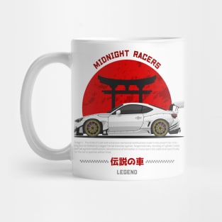 Midnight Racer White GT 86 JDM Mug